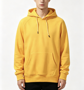 Sweat à capuche personnalisé épais en polyester recyclé vierge avec poches pour sublimation, pour homme - Product Image 2