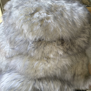 Tapis en laine d'Australie véritable, épais, moelleux, <span class=keywords><strong>lisse</strong></span>, à poils longs, tapis en <span class=keywords><strong>fourrure</strong></span> animale naturelle pour la maison, décoration d'hiver, peau de mouton, vraie <span class=keywords><strong>fourrure</strong></span> - Product Image 5