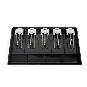 Cajón de efectivo negro, caja fuerte personalizada para el hogar para restaurantes, máquina POS, caja de efectivo segura para dinero resistente - Product Image 1