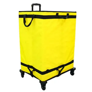 Kotak tas pengiriman paket kurir lipat besar Transfer logistik lipat tahan air tas ekspres amazon untuk paket