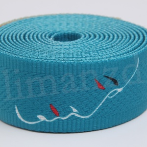 <strong>2</strong> <strong>Inch</strong> Custom Printed <strong>Webbing</strong> With <strong>Cotton</strong> Plain <strong>Webbing</strong> Liman Ribbon Factory Wholesale - Product Image 2