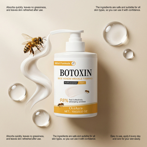 <span class=keywords><strong>Meilleure</strong></span> <span class=keywords><strong>lotion</strong></span> pour le <span class=keywords><strong>visage</strong></span> et le corps au venin d'abeille, raffermissante, à absorption rapide, blanchissante, anti-rides, écologique, naturelle, végane, biologique, rafraîchissante - Product Image 2