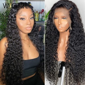 Popular 100% Virgin Human Hair #4/27 Transparent <strong>Lace</strong> <strong>Wigs</strong> Pre Plucked Hairline Deep Curly hd <strong>Lace</strong> Front <strong>Wig</strong> Highlighted Color - Product Image 5