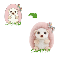 Llavero de Mono de Peluche Personalizado - Peluche Largo Súper Suave con Forro de Malla Bordado y Nombre Personalizado, Regalo para el Día de San Valentín