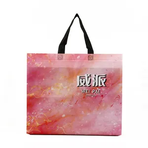 2024 Wholesale Custom Gold Printing Nonwoven Die Cut Fabric Bag for Clothes Store