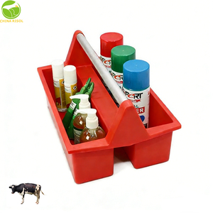 Nuevo Equipo Agrícola, Caja <span class=keywords><strong>de</strong></span> Herramientas Veterinaria <span class=keywords><strong>de</strong></span> Plástico, Cesta <span class=keywords><strong>de</strong></span> Herramientas Verde para Granja <span class=keywords><strong>de</strong></span> Cerdos - Product Image 2