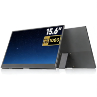 Monitor Portátil Táctil IPS de 15.6 Pulgadas, 1920*1080, 60Hz, Alta Definición, con Altavoz y Soporte Integrados, para Negocios, Oficina y Juegos