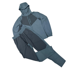 Conjunto Deportivo Casual de Invierno para Hombre, Chaqueta con Capucha, Pantalones, Cortavientos, Ropa Deportiva para Correr, Gimnasio, Entrenamiento, Ropa Deportiva Resistente - Product Image 1