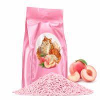 Litière pour chat en tofu 99 % sans poussière, sans traces, à base de fibres de pois, agglomération rapide, contrôle puissant des odeurs, litière pour chat en tofu jetable aux toilettes
