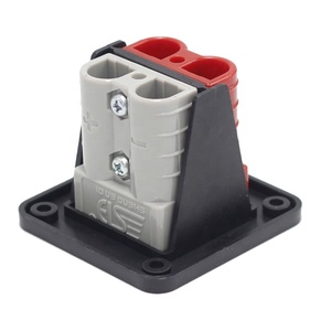 Anders. N loại kép 50A 600V tuôn ra gắn bảng điều khiển Lều màu đỏ xám 50A kết nối 2 lỗ Bảng điều khiển Lều kết nối - Product Image 3