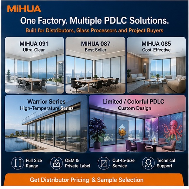 Intelligent Dimming Film Dimming Glass Office Commercial Privacy protection Film PDLC Smart Film