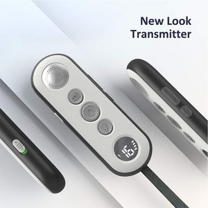 Collar de entrenamiento para perros eléctrico resistente al agua recargable gris claro Control remoto de ladridos pequeño mediano grande 3 plástico seguro ajustable - Product Image 3