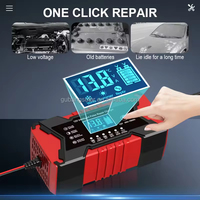 Chargeur de batterie automatique 12V en gros avec réparation par impulsions et écran LCD pour batteries automobiles, marines et de moto