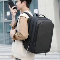 Sac à dos pour ordinateur portable élégant et personnalisé, résistant aux chocs, avec plusieurs compartiments de rangement bien organisés, idéal pour les trajets professionnels