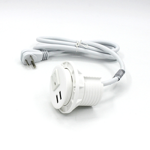 Đồ nội thất bàn Ổ cắm điện Grommet ổ cắm bảng tròn chúng tôi tiêu chuẩn bàn điện dải lỗ bảng điện Grommet ổ cắm - Product Image 6