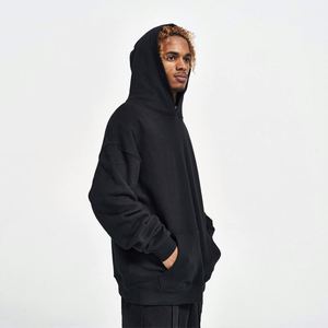 Custom Logo High Quality Cotton <b>Polyester</b> Thick Blank Plain Heavyweight Oversized <b>Hoodies</b> Unisex Plus Size Men's Women <b>Hoodies</b> - Product Image 5