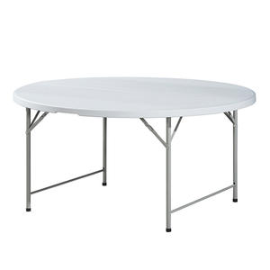 Ensemble de chaises de table pliantes lourdes de haute qualité 4ft 5ft 6ft 7ft pique-nique en plein air facile à transporter événements de mariage utilisation de la cuisine moderne - Product Image 1