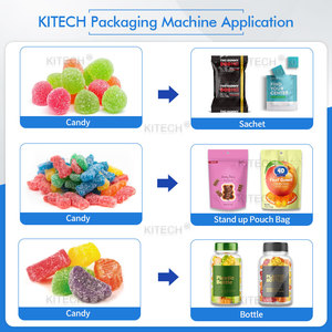 KL-160ZPホット販売小型自動カウントグミソフトキャンディー包装機 - Product Image 2