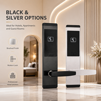 Software de Gestión de Cerraduras de Hotel, Sistema Electrónico de Seguridad Inteligente con Desbloqueo por Tarjeta, Datos en la Nube, Cerradura de Hotel Todo en Uno (con Llave)