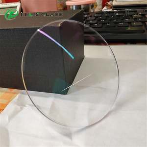 Lentilles optiques bifocales HMC à plat 1,56, deux pièces, UV400, blanches, diamètre 70 mm, vente chaude en usine - Product Image 1