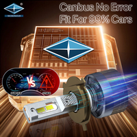 Accessoires automobiles CSP 140W 14000LM Canbus 6000K 12V Nouvelles ampoules LED pour voiture H4 H7 H11 9005 9006 Phares universels