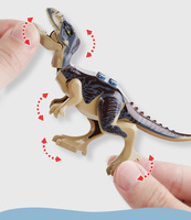 Bloques de Construcción de Huevos de Dinosaurio, Kits de Ladrillos MOC, Rompecabezas, Juguetes, Regalos de Navidad, Dinosaurio Jurásico Tiranosaurio Rex, Juguete Educativo