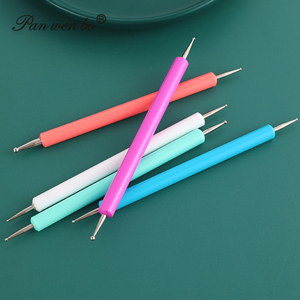 5 pz/set manico acrilico doppia testa 2 vie Nail Art punteggiatura penna Kit Nail Art punteggiatura - Product Image 2