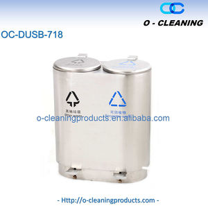 <span class=keywords><strong>Poubelle</strong></span> de cuisine commerciale à <span class=keywords><strong>3</strong></span> <span class=keywords><strong>compartiments</strong></span> en acier inoxydable, couvercle pivotant, <span class=keywords><strong>poubelle</strong></span> en métal recyclable/<span class=keywords><strong>poubelle</strong></span> - Product Image 3