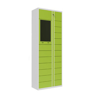 Casier intelligent pour colis, station de stockage de colis en libre-service pour la communauté, casier extérieur multi-portes avec serrure