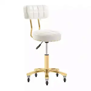 Beauty SPA Adjustable Rolling Hairdressing Master Chair Salon Stool