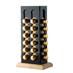 대나무 받침대 아크릴 스탠딩형 케리그 K-컵 포드 정리함 (20개 수납 가능, 친환경 보관함) - Product Image 6