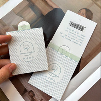 Étiquette de chaussette en papier plié sur mesure, carte d'emballage pour chaussettes, étiquette d'emballage pour chaussettes