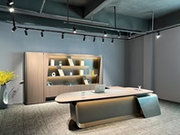 Bureau d'ordinateur de luxe en bois massif peu encombrant en forme de L avec tiroirs de rangement et bordure en PVC pour