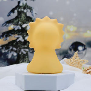 Vente en gros de lampe de nuit LED petit lion à toucher vendeur de rue fournitures de jouets lampe <span class=keywords><strong>frontale</strong></span> de décoration de lit d'enfants à piles - Product Image 4