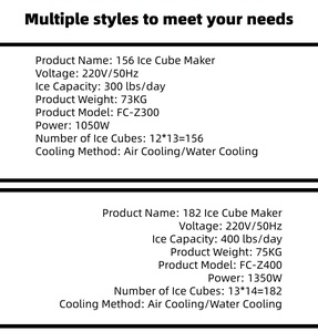 Machine à glaçons commerciale de petite taille 45KG-700 livres |   Machine à glaçons automatique pour la maison, le bureau et les appareils de cuisine - Product Image 5
