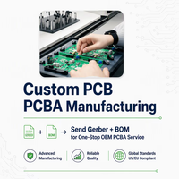 Assemblage de circuits imprimés OEM personnalisés, fabrication de PCBA multicouches, soudage BGA haute densité, service d'inspection AOI par rayons X