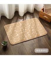 Washable Door Mat Light Blue Color High Quality Bathroom Stone Mat Anti slip Area Rug