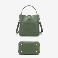 Sac à bandoulière rétro en cuir imperméable pour femme, fabrication sur mesure, vente en gros, OEM/ODM, sac seau en cuir de vachette de haute qualité 3L+