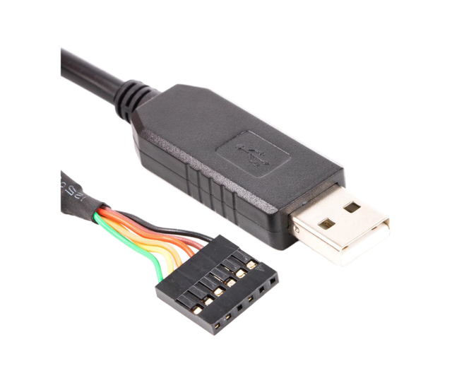 New FT232R Chip USB 3.3V TTL UART Serial Converter Cable PVC Wire End Stripped Connector for Computer Flash Program Download