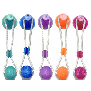 सर्वश्रेष्ठ विक्रेता काटने प्रतिरोधी दांतों की सफाई कुत्ते टूथब्रश टग खिलौना चबाने वाली इंटरैक्टिव पालतू मोलर सक्शन कप खिलौना कुत्ते - Product Image 6