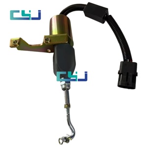 Électrovanne d'extinction de flamme diesel 6735-81-9140 pour excavatrice Komatsu PC250 Bosch Cummins – Pièces de génie mécanique - Product Image 3