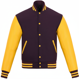 Blouson de baseball personnalisé Varisty Letterman veste Anime brodé Bomber Varsity veste hommes de haute qualité - Product Image 1