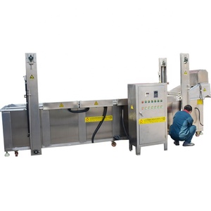 Công Nghiệp 304 Thép Không Gỉ Thịt Lợn Da Máy Nồi Chiên Liên Tục Thịt Lợn Da Nồi Chiên Sâu - Product Image 5