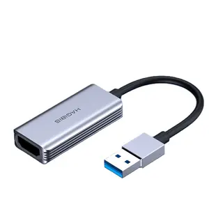 Hagibis视频采集卡USB 3.0 4K HDMI兼容PS4摄像机开关直播摄像机视频游戏抓取器记录