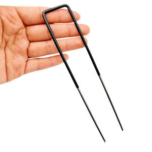 Agrafes de jardinage galvanisées en forme de U pour agrafes de paysage en plastique <span class=keywords><strong>anti</strong></span>-UV - Product Image 5