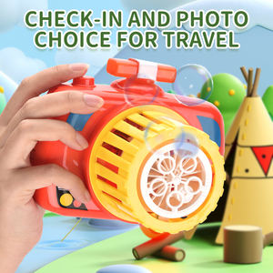 Zoll Großhandel elektrische Outdoor-Karton Kamera Bubble Machine Gebläse Little <span class=keywords><strong>Police</strong></span> Car Automatische Bubble Gun Spielzeug für Kinder - Product Image 5