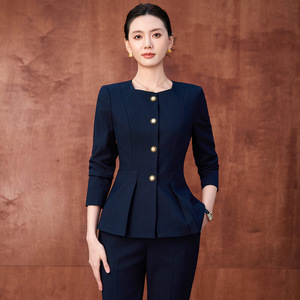 Professional Women's Suit Long Sleeve Hotel Uniform Spring 2026 Workwear Commuting Elegance - Product Image 3