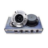 Speaker Tweeter Mobil 4 Inch, Horn Aluminium, Super Tweeter, Sensitivitas Tinggi, Loudspeaker, Grosir Pabrik