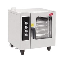 Équipement de cuisine commercial en acier inoxydable four de restauration de boulangerie four combiné électrique à 4 couches GN1/2 (contrôle mécanique)
