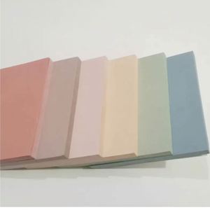 6pcs Vintage Color Sticky Notes 50 Sheets Per Color Blank Fluorescent Reusable <b>Memo</b> <b>Pads</b> Multiple Times Use Colorful Paper for - Product Image 4